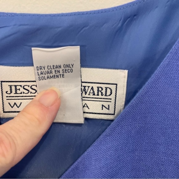 Jessica Howard Linen/rayon blend maxi sundress, size 18. - Picture 8 of 8